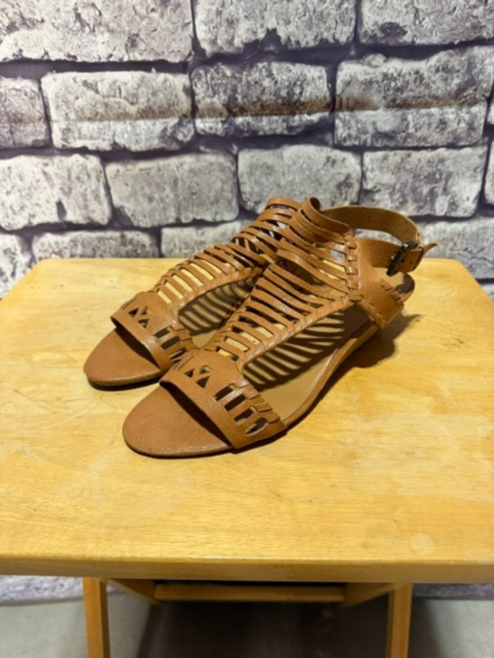 Nine West Brown Vintage America Collection Sandals Size 9